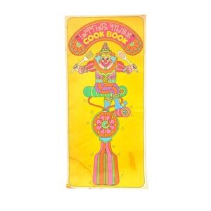 Vintage 1971 Del Monte Little Miss Cook Book Psychedelic Art J Kuzich Recipe